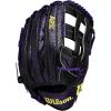 image:imageWilson Summer 2025 A2K Baseball GlovesPurpleBlackYellow