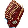 image:imageWilson Winter 2024 A2000 Baseball GlovesBrickTropical BlueXBlonde
