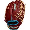 image:imageWilson Winter 2024 A2000 Baseball GlovesBrickTropical BlueXBlonde