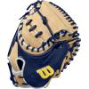 image:imageWilson Winter 2024 A2000 Baseball GlovesNavyBlonde