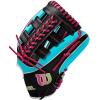 image:imageWilson Winter 2024 A2K 1810SS 1275 Outfield Baseball Glove  SeafoamBlackFlamingo Right Hand Throw