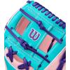 image:imageWilson Winter 2025 A2K Baseball GlovesTealPinkPurple