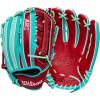 image:imageWilson Fall 2025 A2K Baseball GlovesTealSeafoamRed