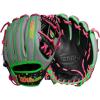 image:imageWilson Winter 2024 A2000 Baseball GlovesGreyGreenPink