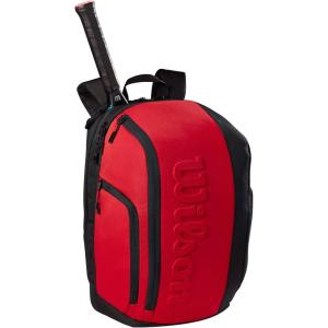 image:imageWilson Clash V2 Super Tour Tennis Backpack  RedBlack Holds up to 2 Rackets