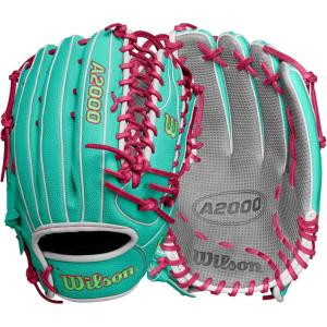 image:imageWilson Spring 2025 A2000 Baseball GlovesSeafoamFlamingoWhite