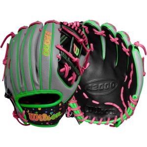 image:imageWilson Winter 2024 A2000 Baseball GlovesGreyGreenPink