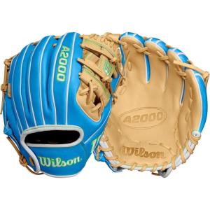 image:imageWilson Winter 2024 A2000 Baseball GlovesSky BlueBlonde