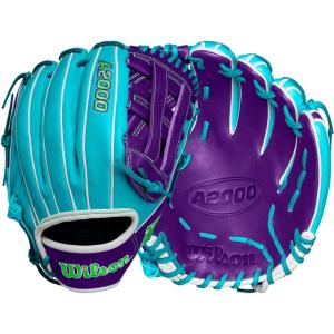 image:imageWilson Winter 2024 A2000 Baseball GlovesTealPurpleGreen