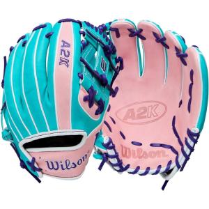image:imageWilson Winter 2025 A2K Baseball GlovesTealPinkPurple