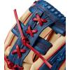 image:imageWILSON 2024 A1000 Infield Baseball Gloves  11 115 1175 and 12BlondeNavyRed