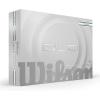 image:imageWILSON 2025 Duo Soft Golf Balls  12 BallsGreenSilver Stripe