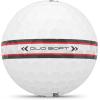 image:imageWILSON 2025 Duo Soft Golf Balls  12 BallsWhiteRed Stripe