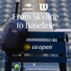 image:imageWILSON 2025 US Open Tour Tennis Backpack  Navy Holds up to 2 Rackets