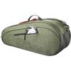 image:imageWILSON Team Tennis Racket Bag  Heather Green and Heather GreyHeather Green