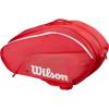 image:imageWILSON Tour Red Padel Bag  RedWhite Holds up to 6 Padel Rackets