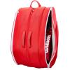 image:imageWILSON Tour Red Padel Bag  RedWhite Holds up to 6 Padel Rackets