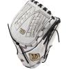 image:imageWilson 2022 A1000 V125 125 Fastpitch Outfield Glove  Right Hand Throw BlackWhiteMetallic Gold