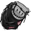 image:imageWilson 2024 A1000 CM33 33 Baseball Catchers Mitt  SilverBlackRed Right Hand Throw