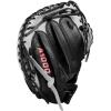 image:imageWilson 2024 A1000 CM33 33 Baseball Catchers Mitt  SilverBlackRed Right Hand Throw