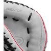 image:imageWilson 2024 A1000 CM33 33 Baseball Catchers Mitt  SilverBlackRed Right Hand Throw