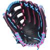 image:imageWilson 2026 A1000 Baseball GlovesBlackCool BlueFlamingo Pink