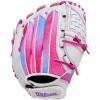 image:imageWilson 2026 A440 Flash Fastpitch Softball GlovesWhiteFlamingo Pink