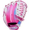 image:imageWilson 2026 A440 Flash Fastpitch Softball GlovesWhiteFlamingo Pink