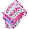 image:imageWilson 2026 A440 Flash Fastpitch Softball GlovesWhiteFlamingo Pink