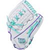 image:imageWilson 2026 A500 Siren Fastpitch Softball GlovesWhitePurpleSeafoam