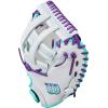 image:imageWilson 2026 A500 Siren Fastpitch Softball GlovesWhiteSeafoamPurple