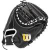 image:imageWilson A2000 Catchers Mitts  33 335 and 34BlackWhite