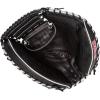 image:imageWilson A2000 Catchers Mitts  33 335 and 34BlackWhiteRed