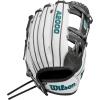 image:imageWilson A2000 Infield Fastpitch GlovesWhiteCharcoalTeal