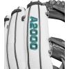 image:imageWilson A2000 Infield Fastpitch GlovesWhiteCharcoalTeal