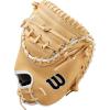 image:imageWilson Fall 2024 A1000 CM33 33 Baseball Catchers Mitt  BlondeBlackWhite Right Hand Throw