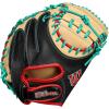 image:imageWilson Fall 2024 A2000 Baseball GlovesBlackBlondeRedTeal