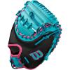 image:imageWilson Fall 2024 A2000 Baseball GlovesBlackTealFlamingo