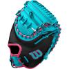 image:imageWilson Fall 2024 A2000 Baseball GlovesBlackTealFlamingo