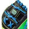 image:imageWilson Fall 2025 A2000 Baseball GlovesBlackNeon Green Sky Blue