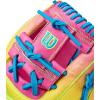 image:imageWilson Fall 2025 A2000 Baseball GlovesBlueOptic YellowPink