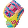 image:imageWilson Fall 2025 A2000 Baseball GlovesBlueOptic YellowPink