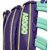 image:imageWilson Fall 2025 A2000 Baseball GlovesPurpleSeafoamOptic Yellow