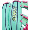 image:imageWilson Fall 2025 A2000 Baseball GlovesSeafoamFlamingoOptic Yellow