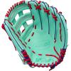 image:imageWilson Fall 2025 A2000 Baseball GlovesSeafoamPurpleRed
