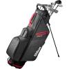 image:imageWilson Profile 11 Piece Teen Right Hand Golf Complete Set  Carry BagRedBlackSilver