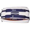 image:imageWilson Roland Garros Super Tour Tennis Racket Bag  NavyWhite Holds up to 9 Rackets