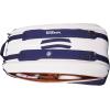 image:imageWilson Roland Garros Super Tour Tennis Racket Bag  NavyWhite Holds up to 9 Rackets