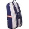 image:imageWilson Roland Garros Super Tour Tennis Racket Bag  NavyWhite Holds up to 9 Rackets