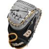 image:imageWilson Spring 2025 A2000 Fastpitch GlovesBlackGreyMetallic Gold